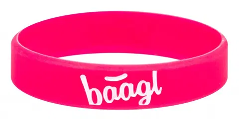 Kreatívne a výtvarné hračky BAAGL - Svietiaci náramok Logo ružový
