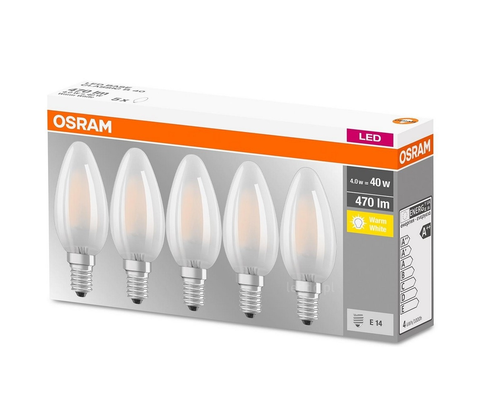 LED osvetlenie Osram SADA 5x LED Žiarovka VINTAGE E14/4W/230V 2700K - Osram 