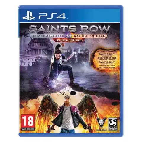 Hry na Playstation 4 Saints Row 4: Re-Elected + Gat out of Hell (First Edition) PS4