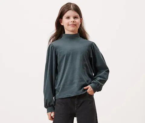 Shirts & Tops Detské tričko s dlhými rukávmi, bridlicovomodré