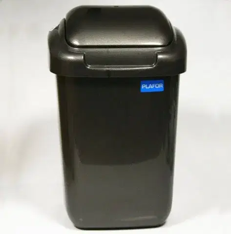Odpadkové koše Kinekus Kôš na odpad preklápací 30l, plastový, STANDARD, grafit