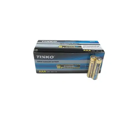 Predlžovacie káble  60 ks Alkalická batéria TINKO AAA 1,5V 