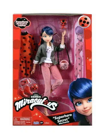 Hračky bábiky ORBICO - Miraculous: Lienka a čierny kocúr: Bábika Marinette s oblekom Lienky
