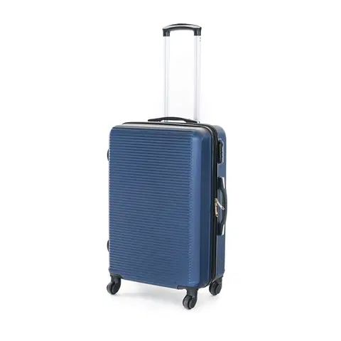 Batohy Pretty UP Cestovný škrupinový kufor ABS03 M, modrá