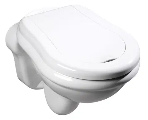 Záchody KERASAN - RETRO závesná WC misa, 38x52cm, biela 101501