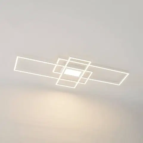 Stropné svietidlá Lindby Lindby Caitlin LED stropné svietidlo, biele