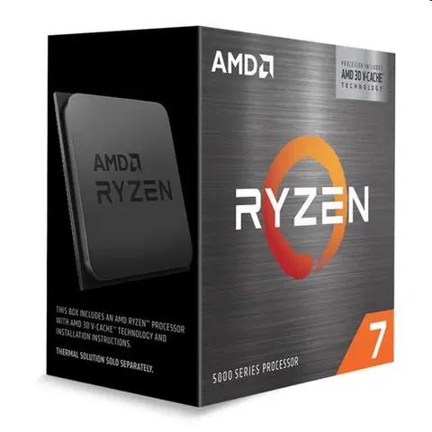 Procesory AMD Ryzen 7 5700X3D Procesor, Box bez chladiča 100-100001503WOF