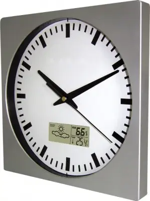 Hodiny Nástenné hodiny MPM, 2633.70 - strieborná, 26cm