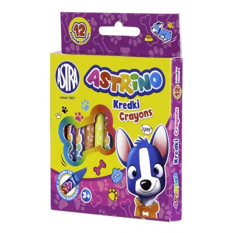 Hračky ASTRA - ASTRINO Detské grafitové farbičky bez dreva, sada 12ks, 316121001