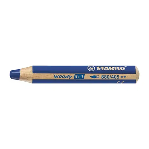 Hračky STABILO - Pastelka woody 3 in 1 ultr. blue