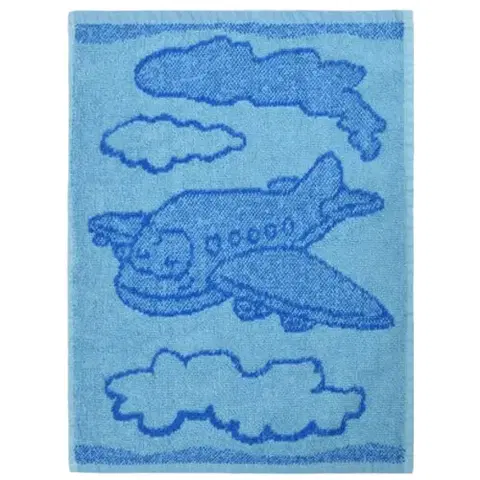 Uteráky Profod Detský uterák Plane blue, 30 x 50 cm