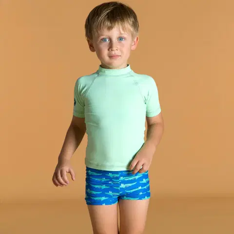 surf Detské tričko s UV ochranou svetlozelené