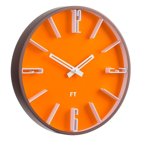 Hodiny Dizajnové nástenné hodiny Future Time FT6010OR Numbers 30cm