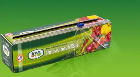 Dózy na potraviny VIPOR PVC Fresh 'n 'Roll s rezačkou, 30 cm × 300 m