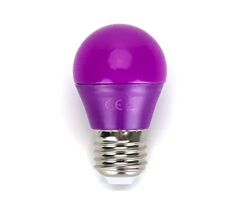 Žiarovky  B.V. LED Žiarovka G45 E27/4W/230V fialová -  