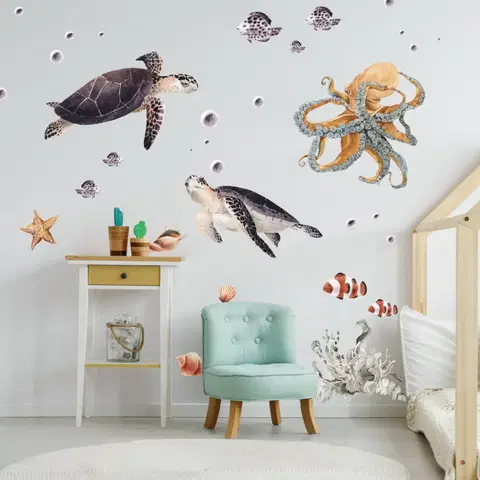 Nálepky na stenu Podmorský svet - nálepky do detskej izby