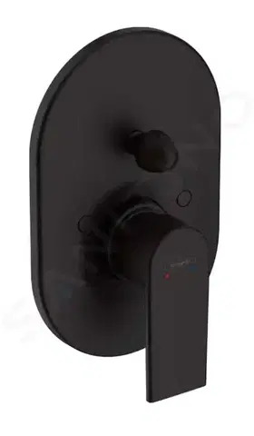 Kúpeľňové batérie HANSGROHE - Vernis Shape Vaňová batéria pod omietku, s telesom, matná čierna 71472670