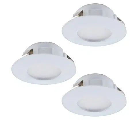 LED osvetlenie Eglo Eglo 95821- SADA 3x LED Kúpeľňové podhľadové svietidlo PINEDA 1xLED/6W/230V IP44 