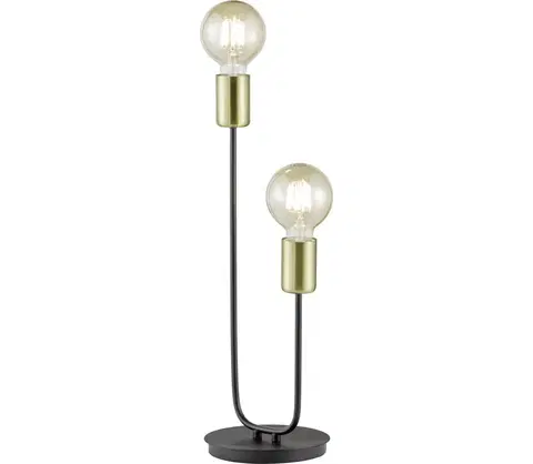 Lampy Wofi Wofi 8255.02.10.8000 - Stolná lampa YORK 2xE27/60W/230V 