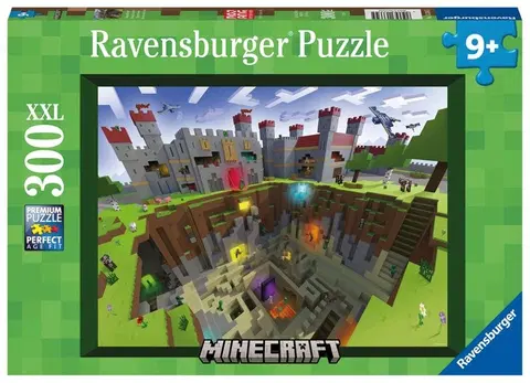 Hračky puzzle RAVENSBURGER - Minecraft 300 dielikov