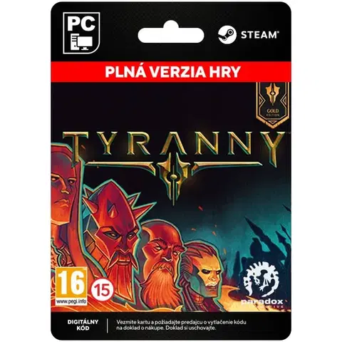 Hry na PC Tyranny (Gold Edition) [Steam]