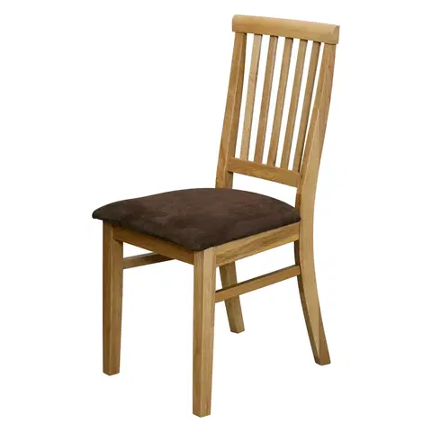 Jedálenské stoličky Polstrovaná stolička 4843 dub