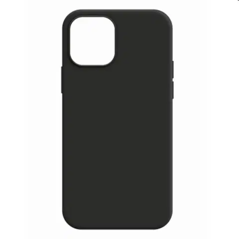 Puzdrá na mobilné telefóny Silikónový zadný kryt FIXED MagFlow s Magsafe pre Apple iPhone 15 Plus, čierna FIXFLM2-1201-BK