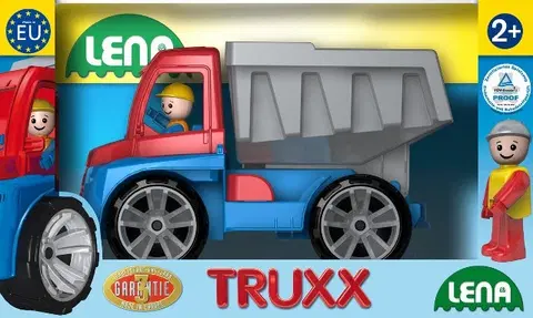 Hračky - dopravné stroje a traktory LENA - Truxx Sklápač v okrasnej krabici
