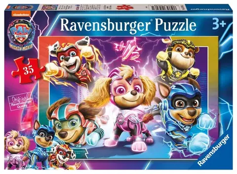 Hračky puzzle RAVENSBURGER - Tlapková patrola na veľkej obrazovke 35 kusov