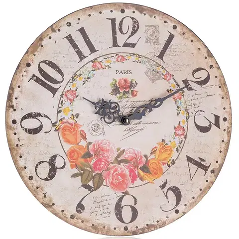 Nástenné hodiny Hodiny Rose 34 cm