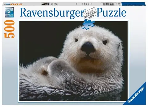 Hračky puzzle RAVENSBURGER - Roztomilá malá vydra 500 dielikov