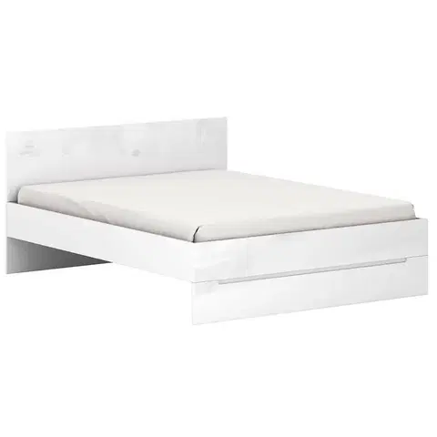 Dvojlôžkové postele Posteľ Hill 160X200 biela