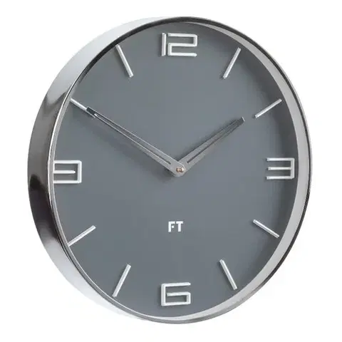 Hodiny Future Time FT3010GY Flat grey 30cm