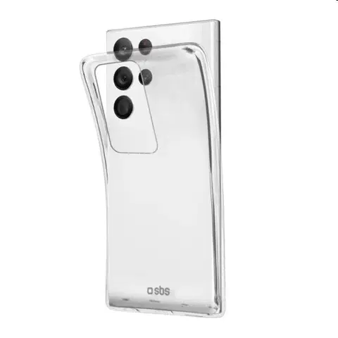 Puzdrá na mobilné telefóny Zadný kryt SBS Skinny pre Samsung Galaxy S23 Ultra, transparentná TESKINSAS23UT