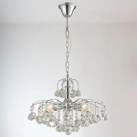 Moderné lampy do obývačky Luster 2200137-CH CHROME LW4