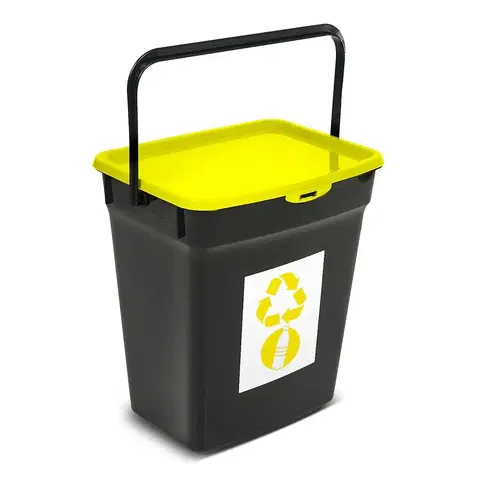 Koše na triedenie odpadkov Nádoba na segregáciu 10 l žltá
