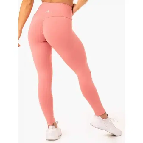 Športové legíny Ryderwear Dámske legíny Staples Scrunch Bum Rose Pink  M
