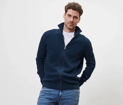 Coats & Jackets Pletený sveter, námornícka modrá