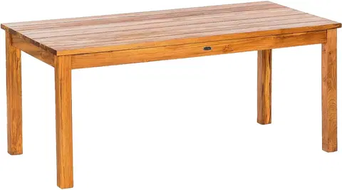 Stolčeky DEOKORK Záhradný teakový stôl GIOVANNI (rôzne dĺžky) 120x90 cm