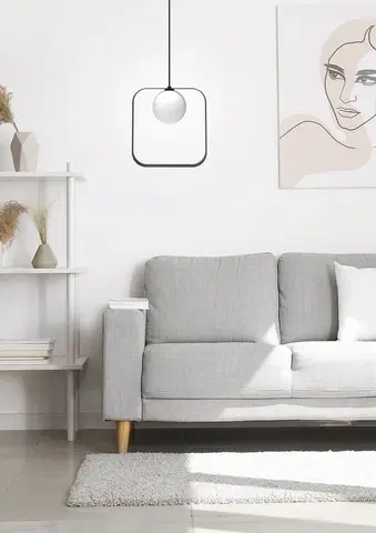 Obývacia izba Závesná lampa TULA 1xG9 Candellux Čierna