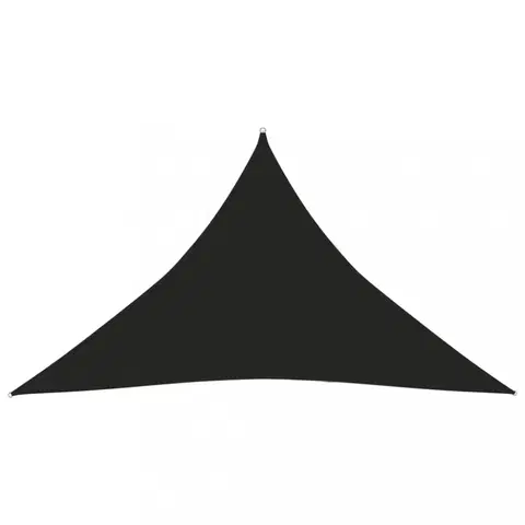 Stínící textilie Tieniaca plachta trojuholníková HDPE 2,5 x 2,5 x 3,5 m Dekorhome Čierna