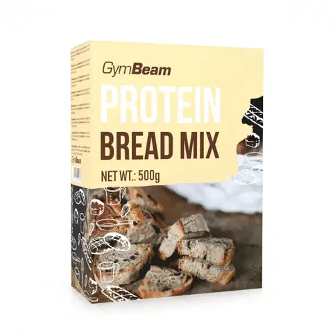 Zmesi na prípravu jedál GymBeam Proteínový chlieb Protein Bread Mix 500 g prírodná chuť