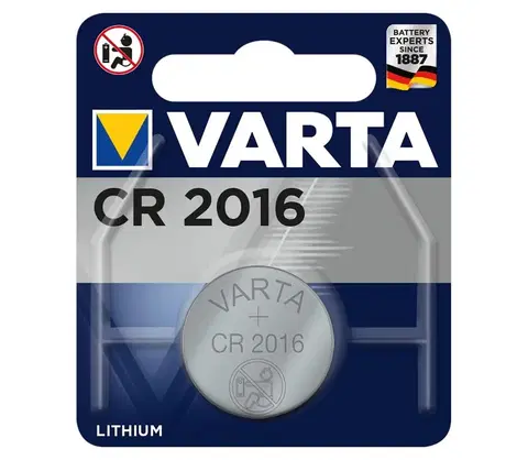 Predlžovacie káble VARTA Varta 6016 - 1 ks Líthiová batéria CR2016 3V 