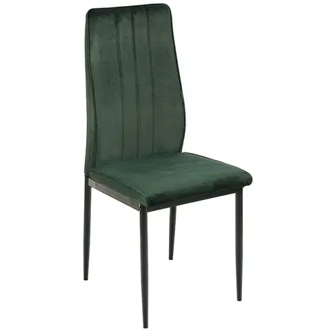 Čalúnené stoličky Stolička Boris zelená