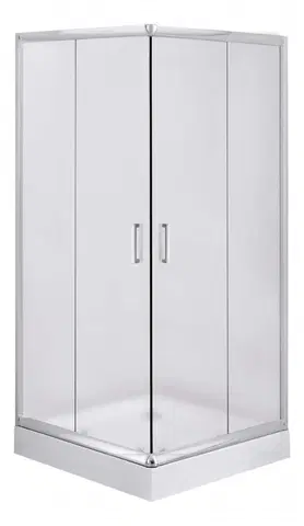 Sprchovacie kúty DEANTE - Funkia chróm - Sprchovací kút, štvorcový, 80x80 cm KYC_642K
