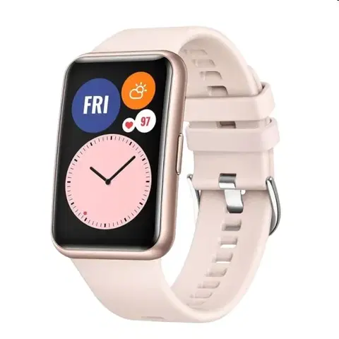 Príslušenstvo k wearables FIXED Silikónový remienok pre Huawei Watch FIT, ružová FIXSSTB-1054-PI