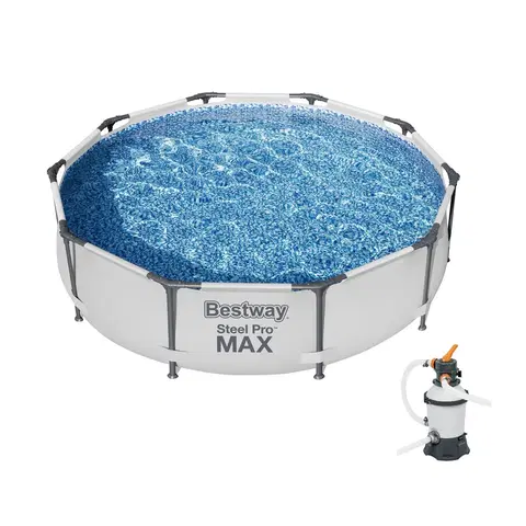 Bazény BESTWAY Steel Pro Max 3,05 x 0,76 m 56406 set s pieskovou filtráciou
