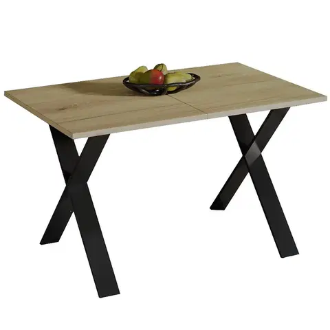 Jedálenské stoly Stôl X 210 dub natura