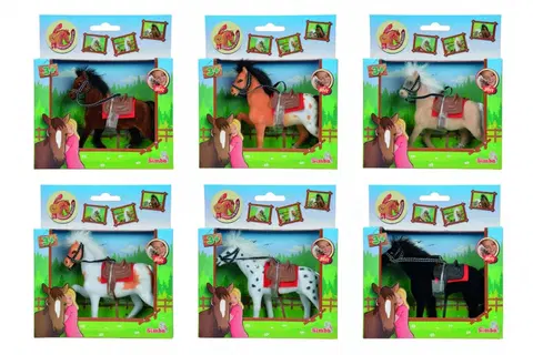 Hračky - figprky zvierat SIMBA - Kôň Beauty Pferde, 11 Cm, 6 Druhov