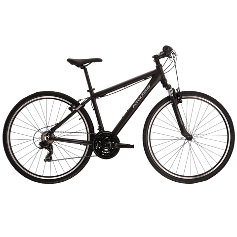 Bicykle Pánsky crossový bicykel Kross Evado 1.0 28" Gen 004 čierna/grafitová - M (19", 168-180 cm)